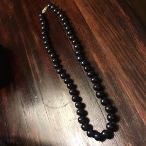 Real Black Pearl Necklace